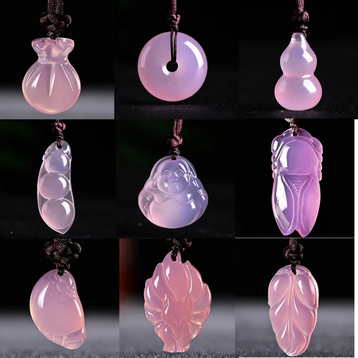 Купи Natural Chalcedony Pink Jade Buddha Necklace Fashion Pink Chalcedony Fashion Charms Jewelry for Men Women Jewelry Gift за 593 рублей в магазине AliExpress