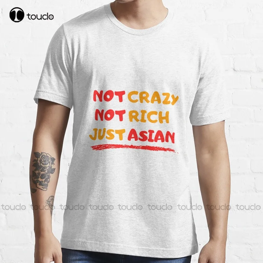 

Crazy Not Rich Just Asian Design Trending T-Shirt Ishing Shirts For Men Sleeve Fashion Creative Leisure Funny Harajuku T Shirts