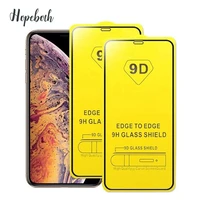 50pcs 9d tempered glass for iphone 13 12 mini 11 pro xr x xs max full cover screen protective glass for iphone 7 8 6s plus film