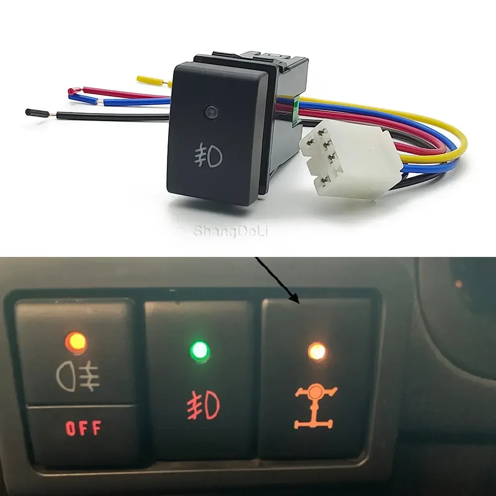 

Для Suzuki Jimny 2007 2008 2009 2010 2011 2012 2013 2014 2015 оранжевая Светодиодная лампа передняя противотуманная фара автомобиля с проводом