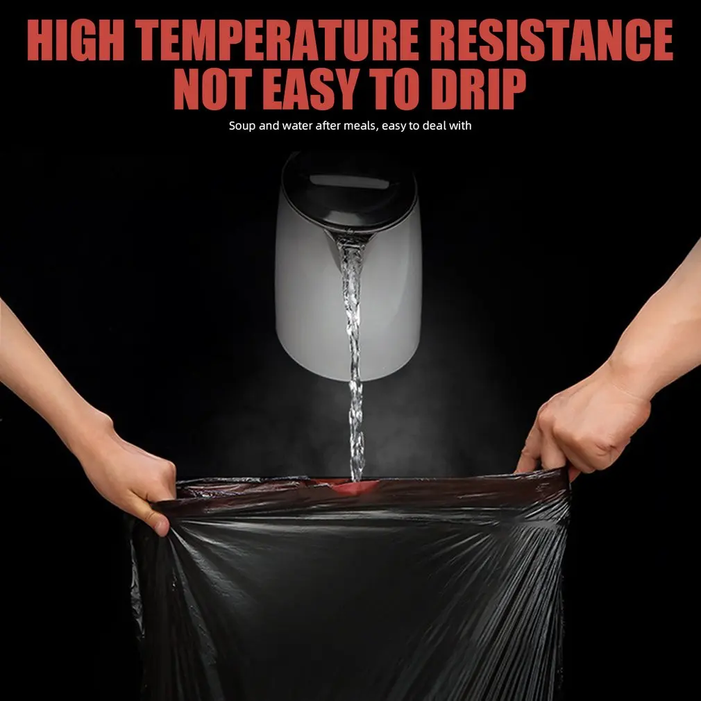 

15Pcs hicken Household Disposable Trash Pouch Kitchen Storage Garbage Bags Cleaning Waste Bag Plastic Bag 5 Rolls 45*50CM