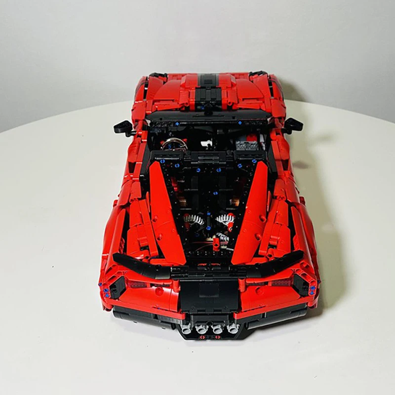 3399 шт. Moc технический автомобиль Chevroleted Corvettess C7 гоночный спортивный строительные