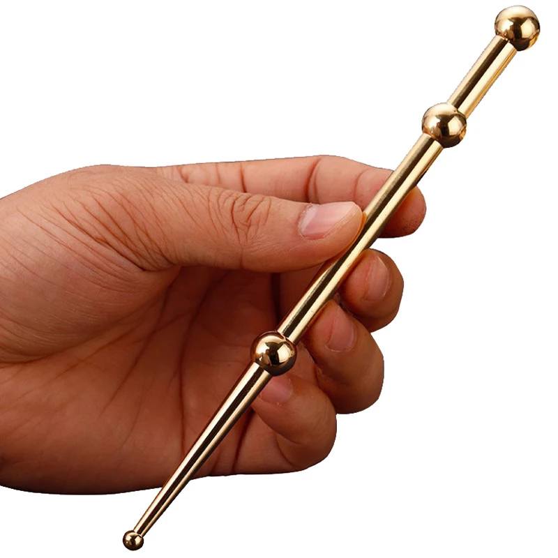 Ручка для акупрессуры из чистой меди семейный массажный Стик улучшения зрения