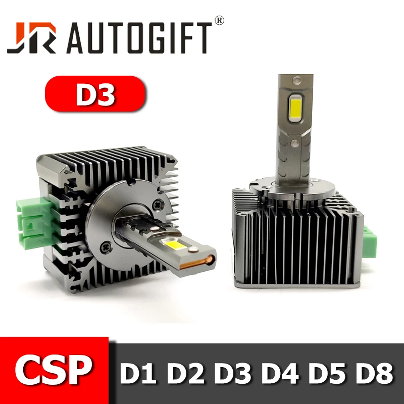 2 шт. D1S D3S LED D2S D4S D5 D8 20000lm Автомобильные лампы для фар Комплект переоборудования HID