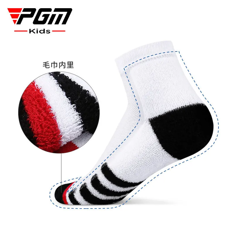 Pgm Golf Kids Sokken Verdikte Zolen Vochtregulerende Kinderen Hoge Elastische Sport Sokken WZ017