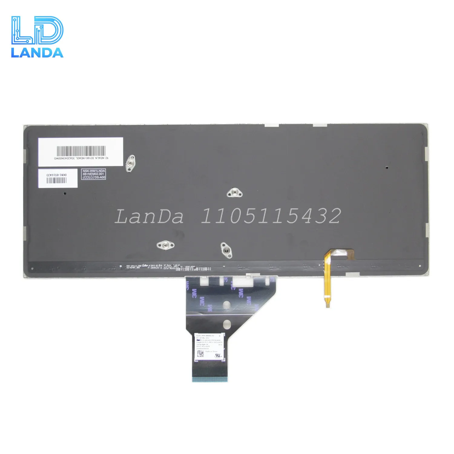 Фото Клавиатура Lpatop для ASUS PRO P5440 P5440UF P5440UA PU404, черная, США, с подсветкой №3