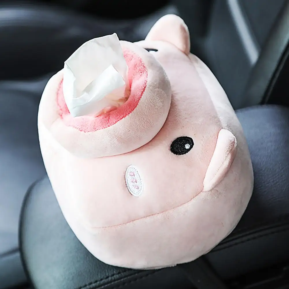 

Space-saving Stain-resistant Car Seat Back Whale Dinosaur Tissue Box for Auto
