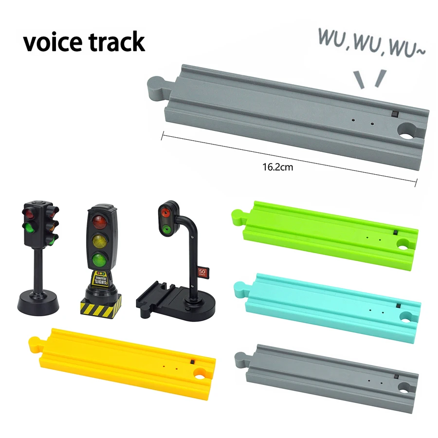 

All Kinds Wooden Track Accessories Beech Wood Railway Singing Train Tracks Toys Fit All Brands Traffic Light for children