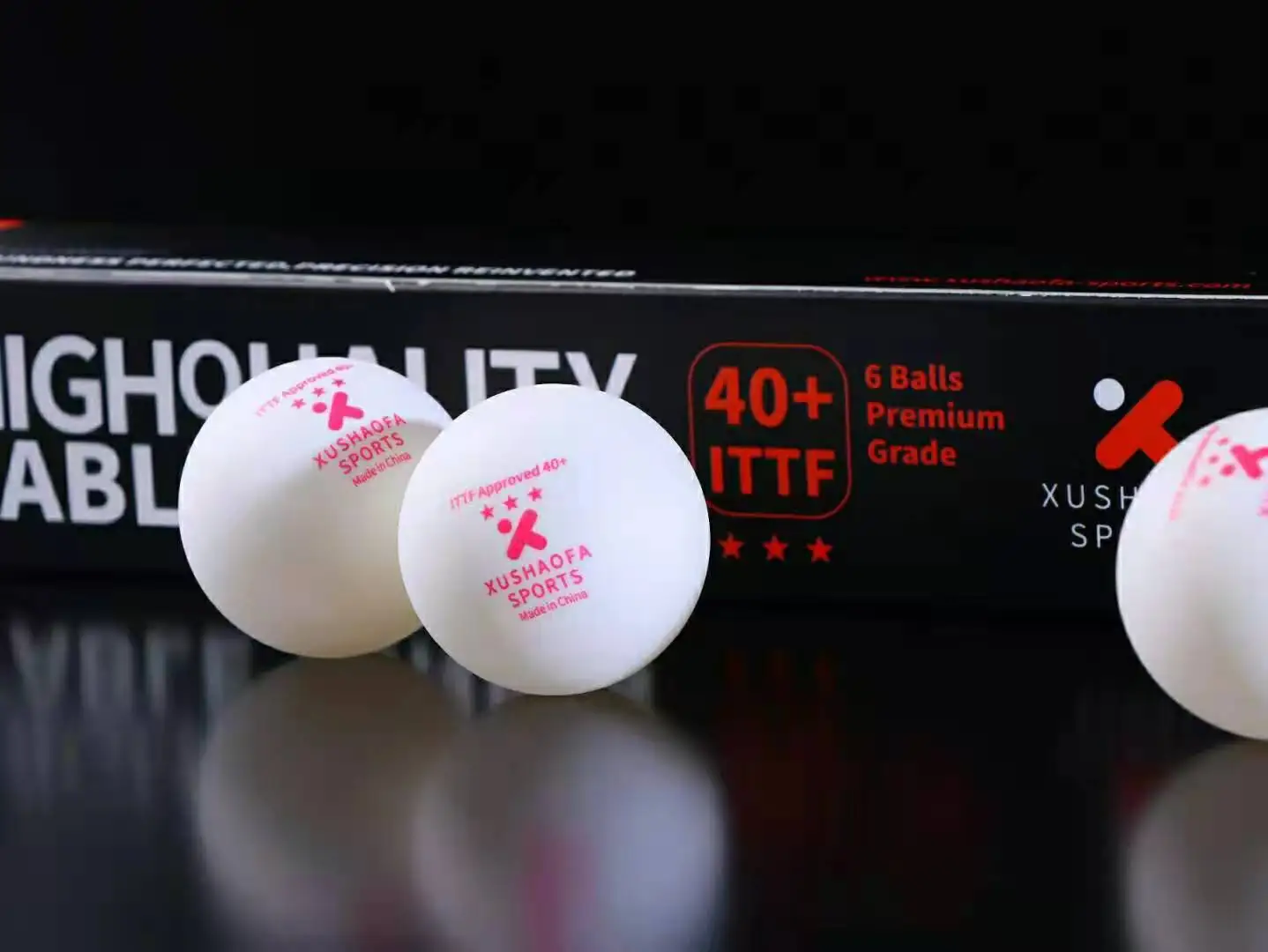 Одобренный ITTF мяч для настольного тенниса XU SHAO FA 3 звезды со швом PP/мяч пинг-понга 2