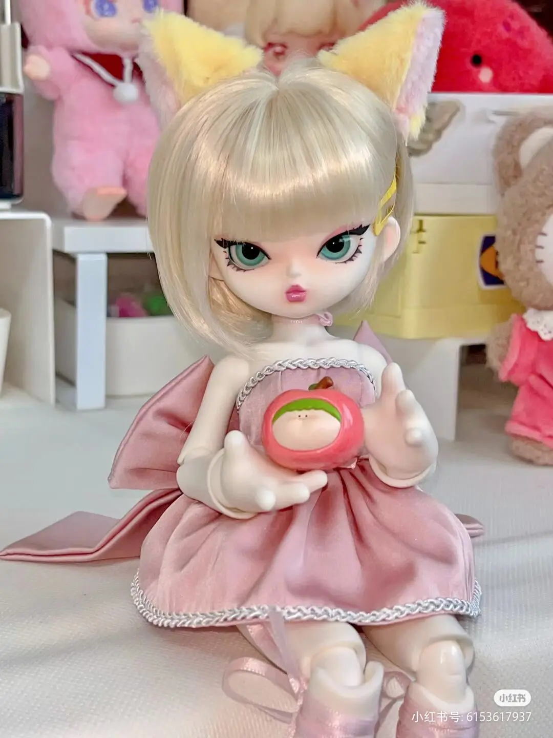 Bjd Kico 6-точечная кукла городская мяу девушка серия резиновая Подвижная Ragdoll черная