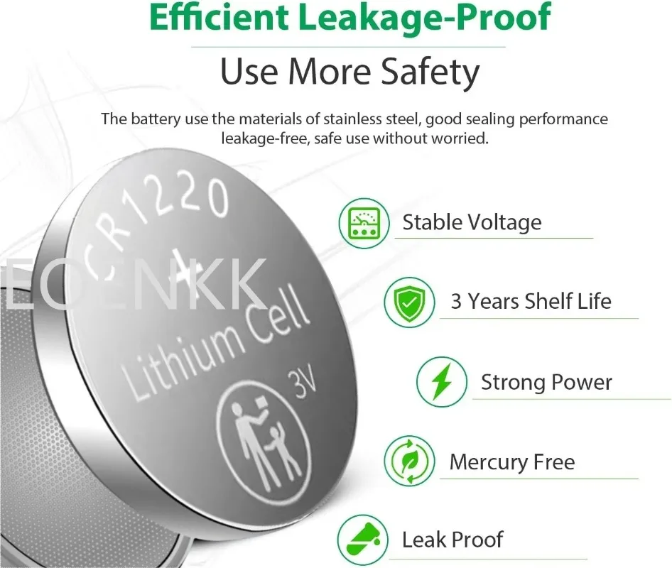 2-50 шт. CR1220 3 В литиевая батарейка BR1220 LM1220 DL1220 L04 5012LC батарейки для часов CR 1220