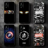 marvel the avengers phone case for xiaomi redmi 7 7a 8 8a 8t 8 2021 9 9t 9a 9c 9s 7 8 9 pro 5g coque silicone cover