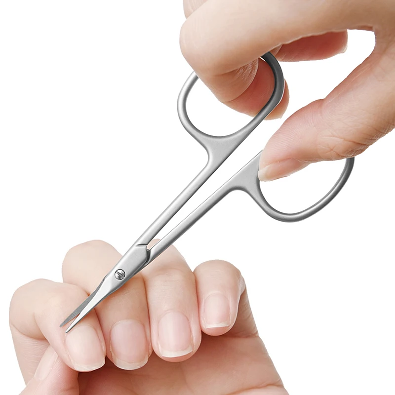 

Nail scissors pointed elbow scissors professional stainless steel nails peeling dead skin peeling nail clippers salon nail tool