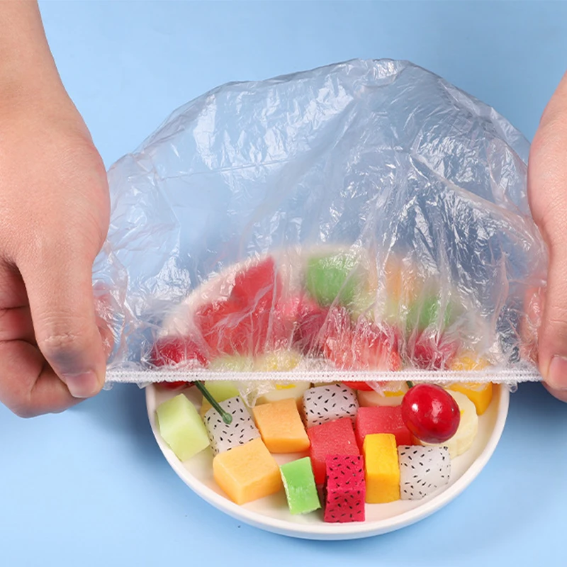 

100 шт. одноразовая пластиковая крышка для душа, большая Прозрачная крышка для окрашивания волос, наклейка на крышку для кухни, дома, салона к...