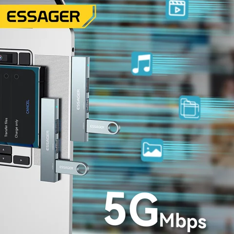 ESSAGER 3 в 1 USB-концентратор