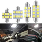 2 шт., Автомобильные светодиодные лампы 31 мм, 36 мм, 39 мм, 41 мм
