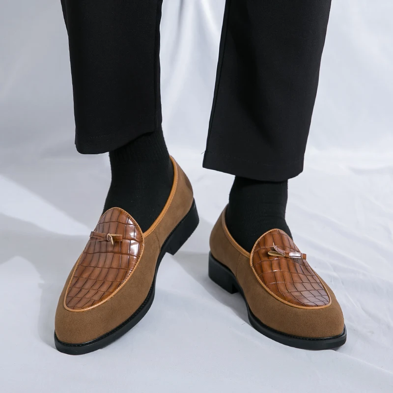 Туфли Lefu мужские из натуральной кожи классические в британском ретро стиле сезон