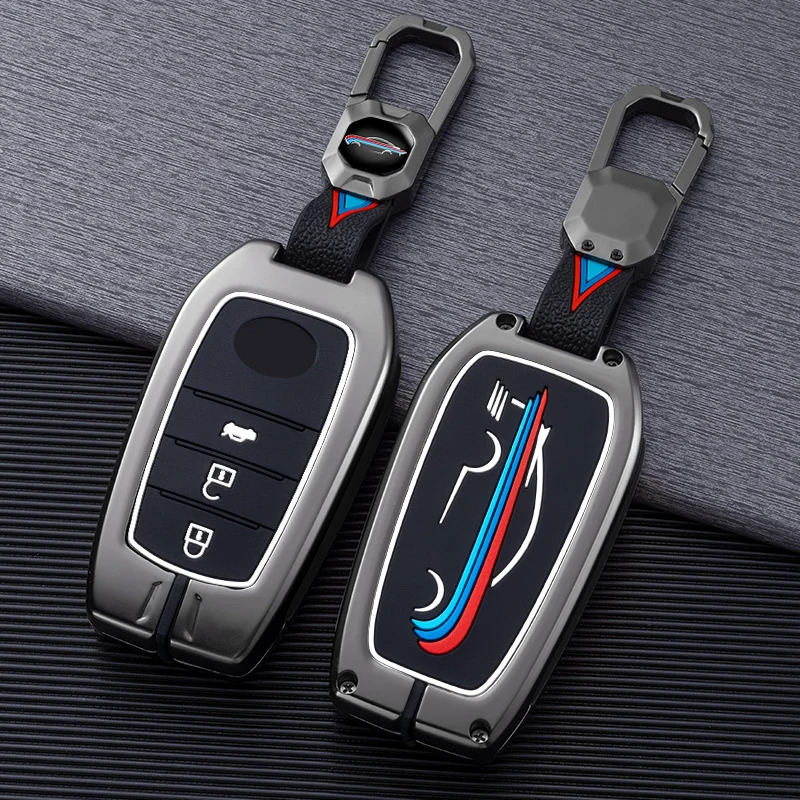 

Car key case for toyota rav4 2011 2012 2013 2014 2015 2016 2017 2018 2019 2020 cover Accessories Car-Styling Holder Keychain