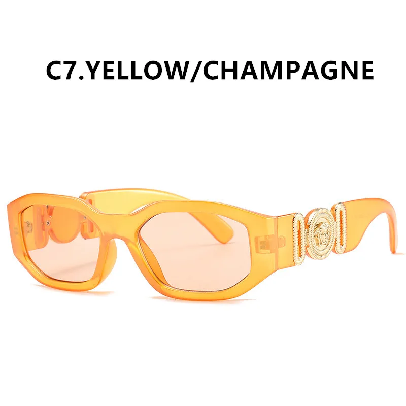New Retro extravagant Cat eye Frame Sunglasses Brand Designer Fashion Female Ins Popular Colorful Square EyewearUV400 |