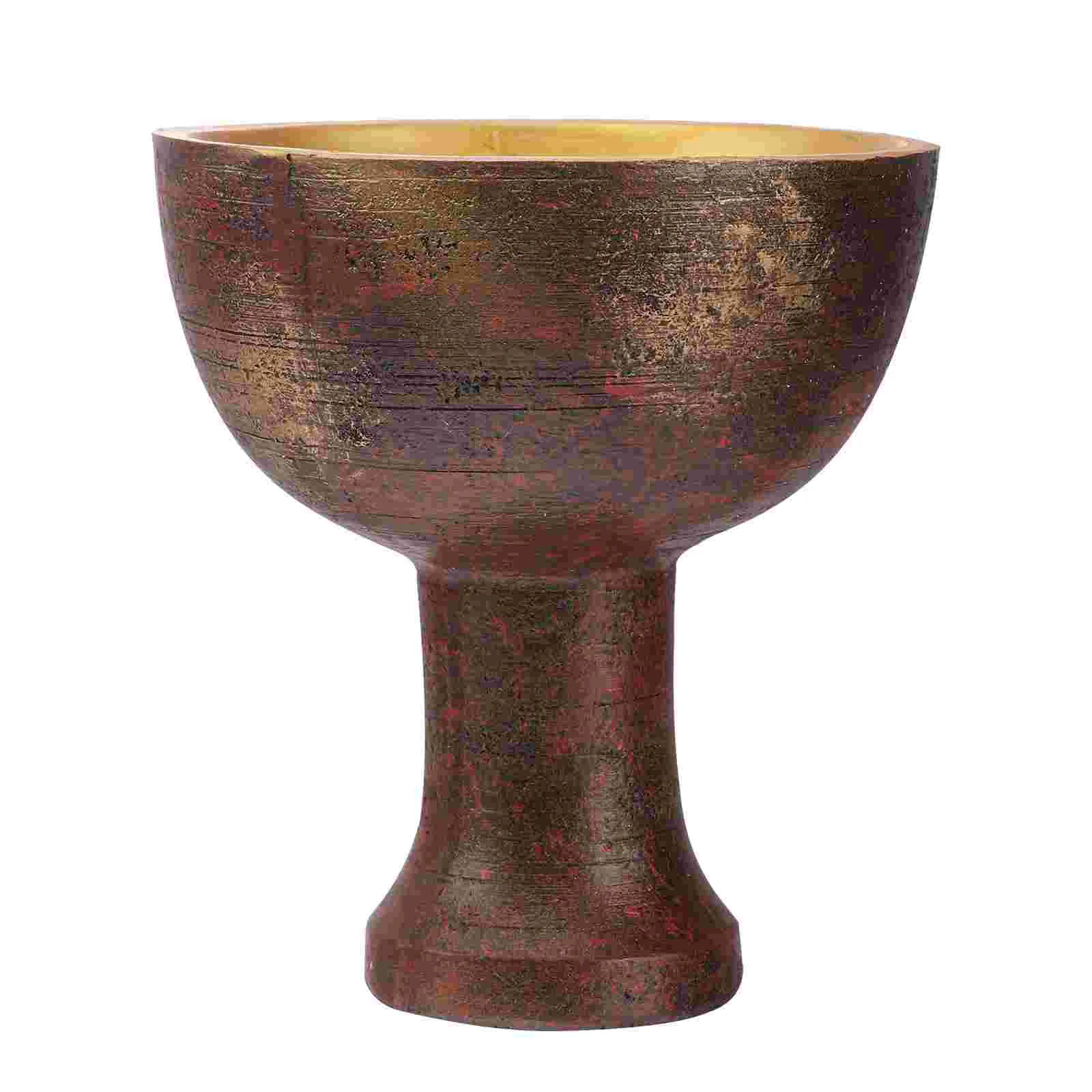 

Chalice Holy Grail Religious Decor Cup Sacrificial Utensil Sacrifice Tool Religion Resin Craft Role Play Outfits
