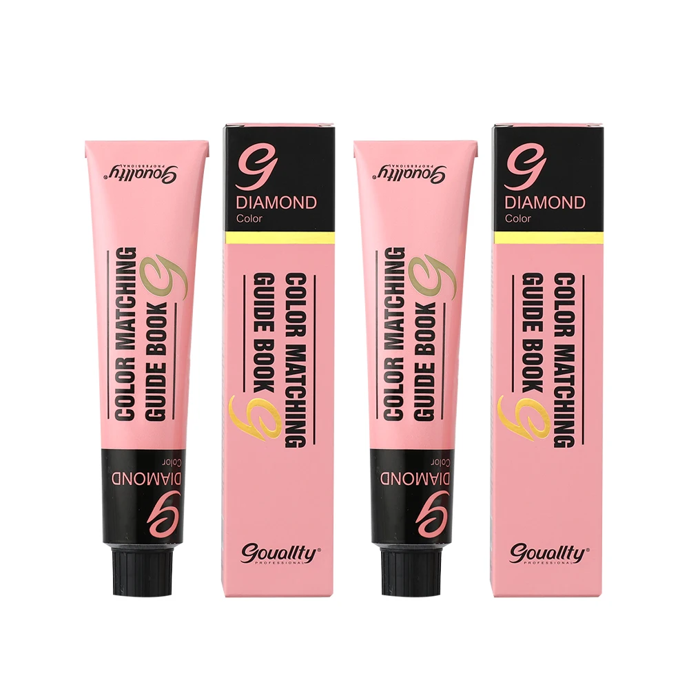 Cream 2pcs Low Ammonia Ppd Free 12 Colors Brown Pink Grey Purple Salon Professional Hair Color