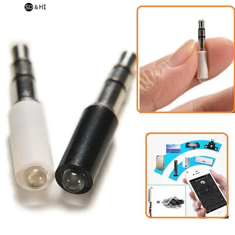

1pcs Universal 3.5mm Mobile Phone Smart Infrared IR Remote Control Jack For IOS/ Android Mini Intelligent Remote Control Plug