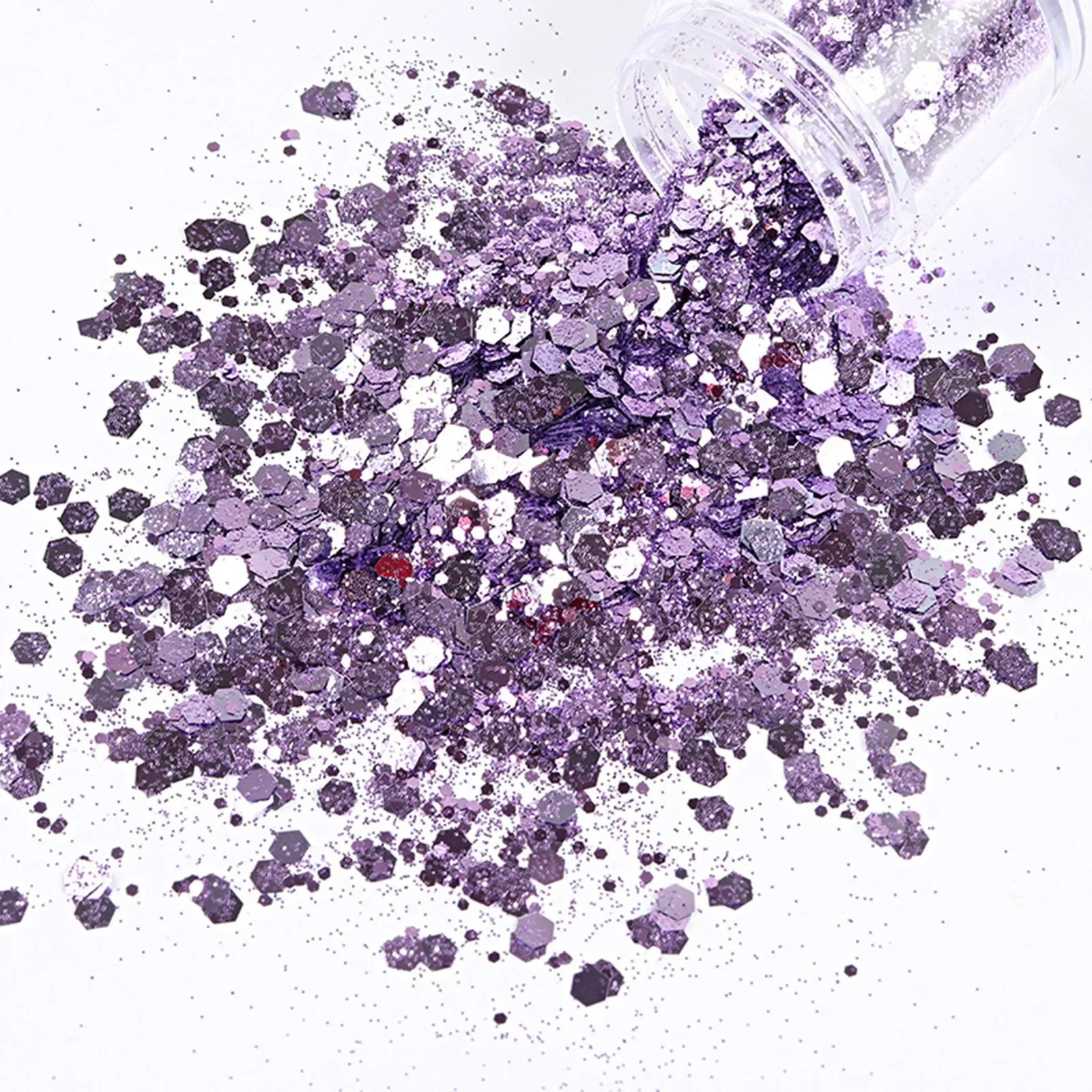 

NEW2023 10ml1 Bottled Rose Gold Series Size Hexagon Mixed Nail Enhancement Sequins Diy Nail Nails Tips Nail Base Coat And Top Co