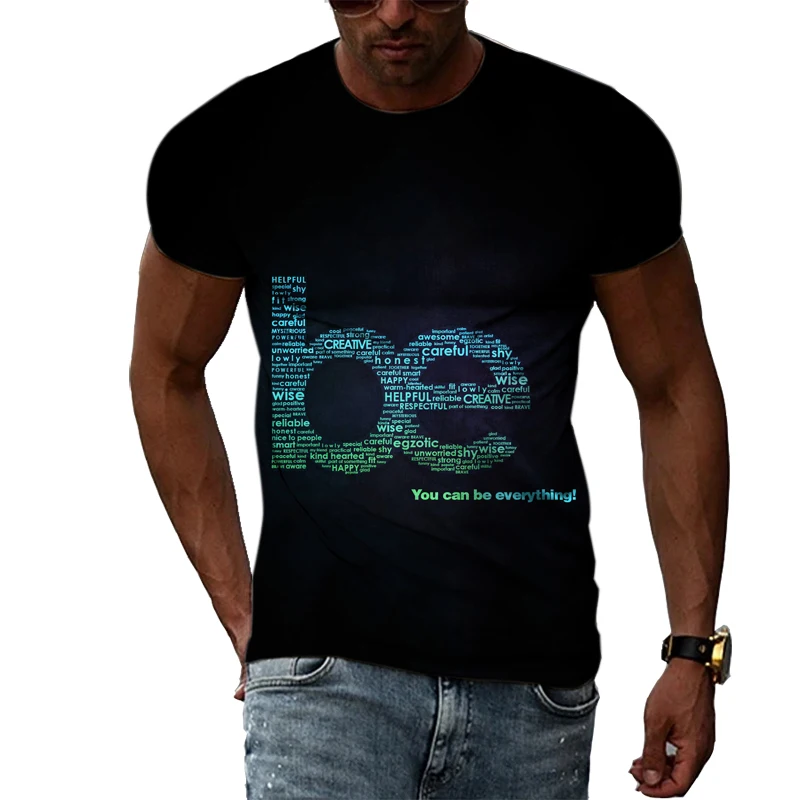 

Summer Retro Pattern Men's Increased Code T -shirt, 3D Printing Trend Fashion Breathable Original Short Sleeves On The Street.