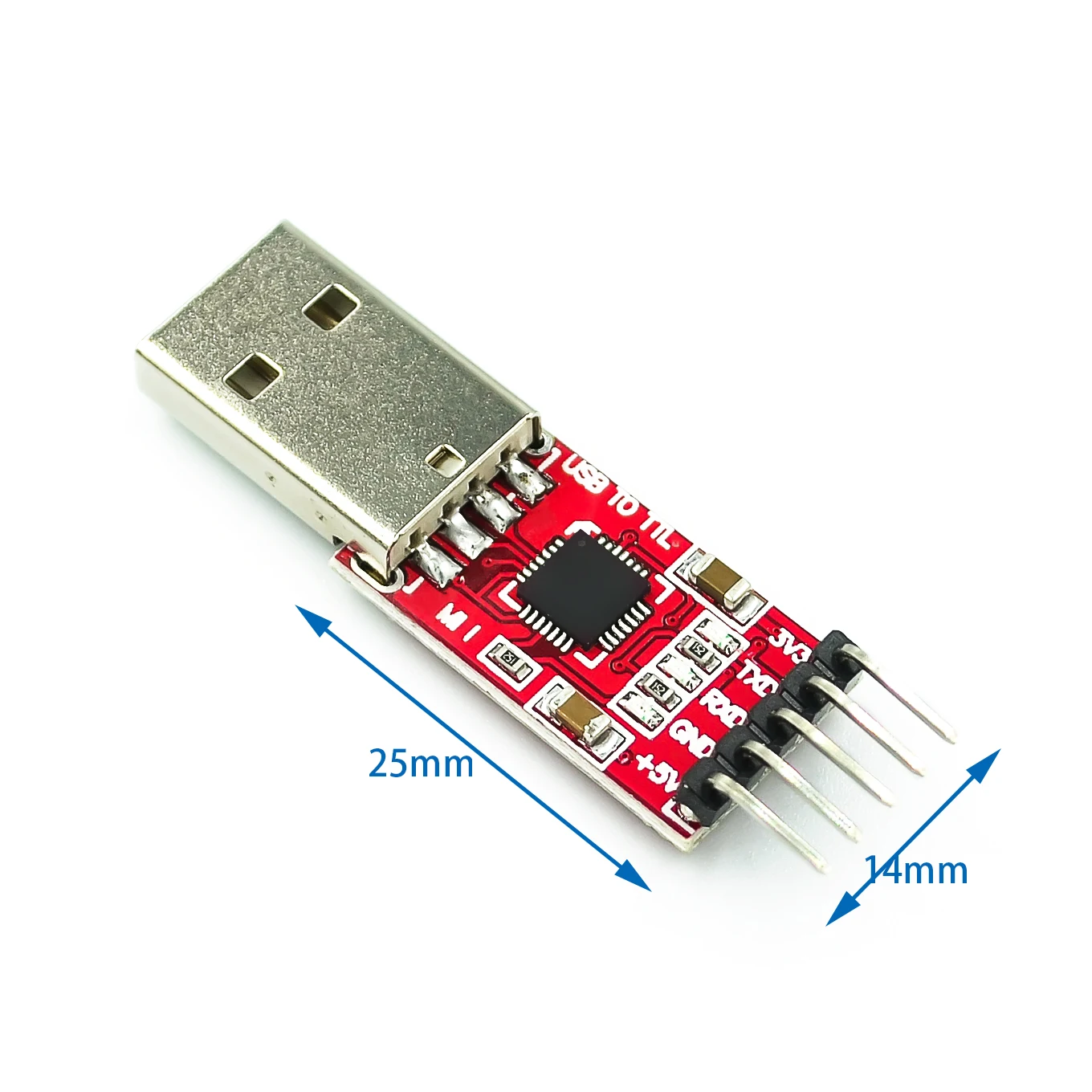 1 шт./лот USB 2.0 в UART TTL 6-контактный разъем модуля последовательный преобразователь