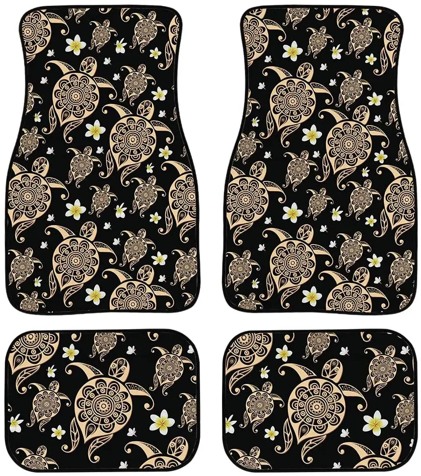 4 шт./упаковка коврики для автомобиля грузовика кроссовера морской черепахи