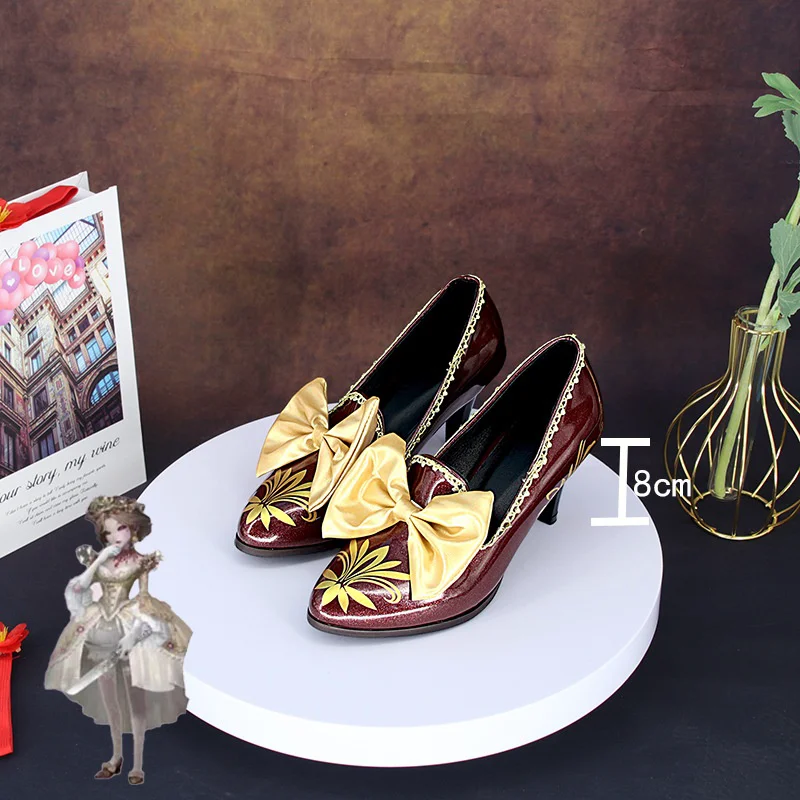 Аниме-игра Bloody Queen Marie обувь для косплея Mrs. Red в стиле аниме