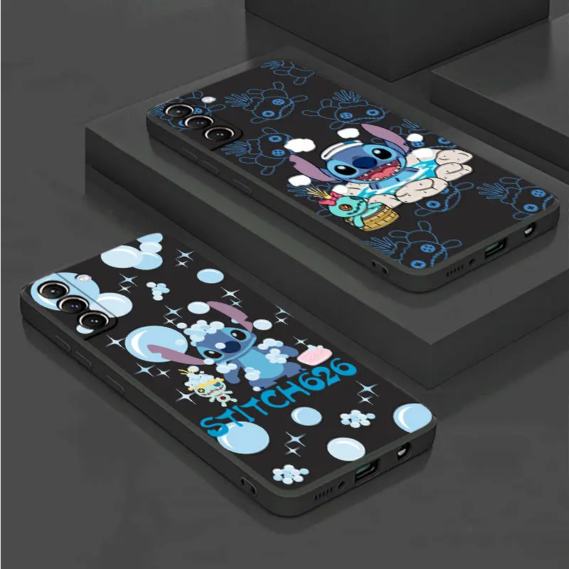 

Phone Case For Samsung Galaxy S22 Ultra S21 S20 S10 S9 S8 Plus FE S10e S7 Note 20 10 9 Black Funda Cover Stitch 626 Test Product