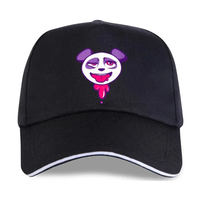 Дизайнерская мужская бейсболка с принтом Ahegao Panda для отдыха однотонная серая
