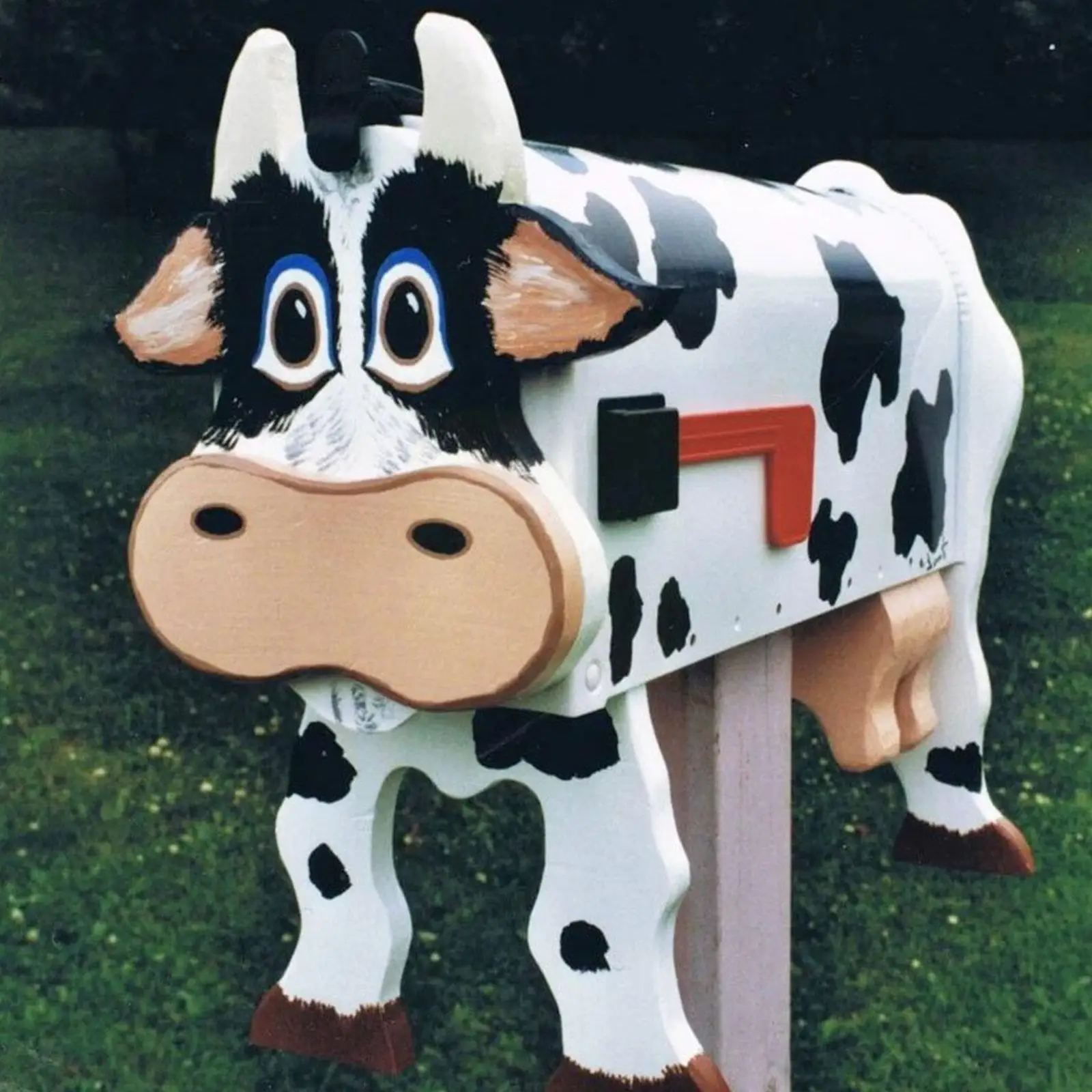 

Handmade Custom Metal Cow Mailbox Horse Mailbox Funny Mailbox Farm Animal Lover Mailboxes For Cow Farm And Outside Garden A5J7