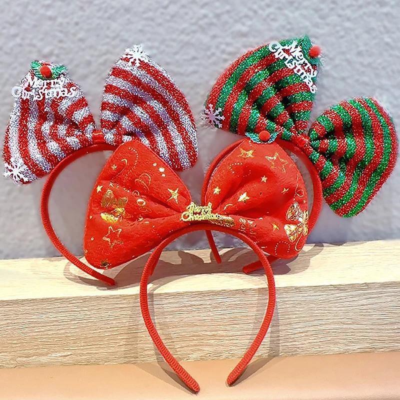 2024 детская повязка на голову Рождество косплей мультяшный лось снежинка бант для