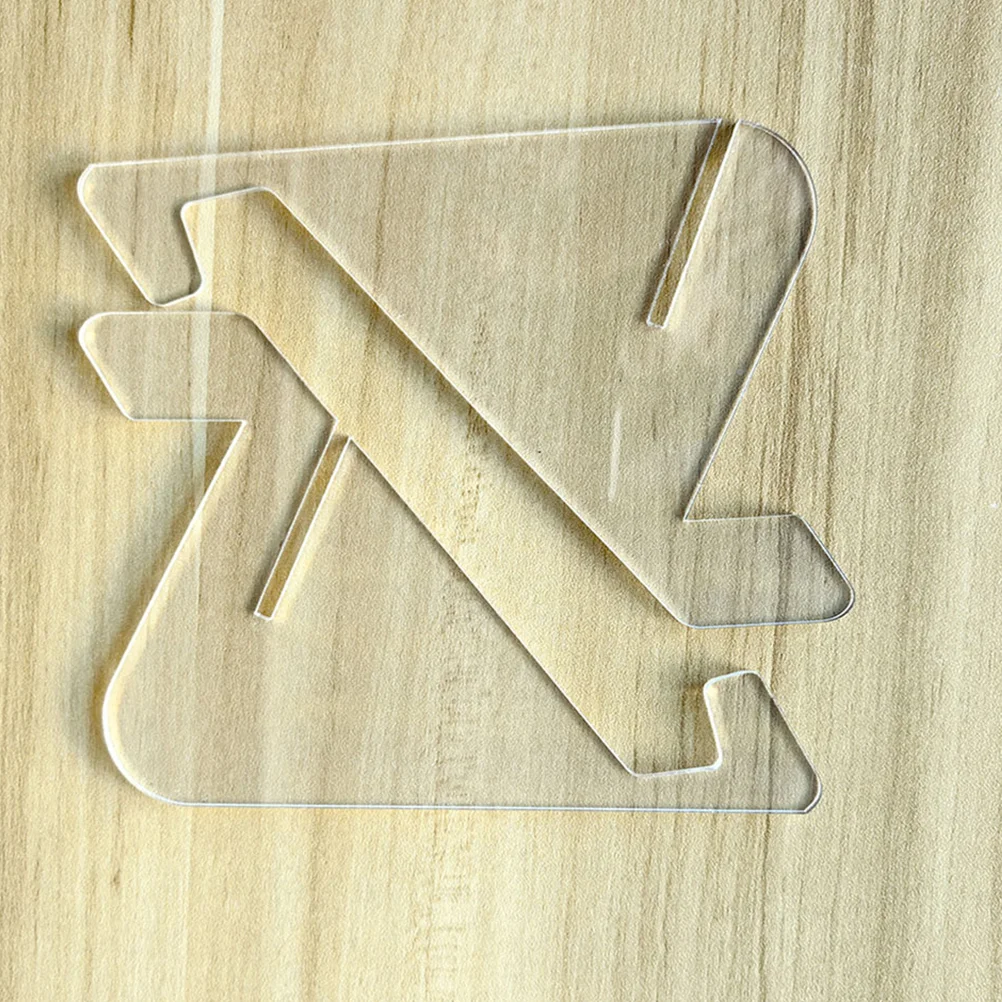 2 шт. простая прозрачная подставка настольная мольберт карты акриловые X-образные