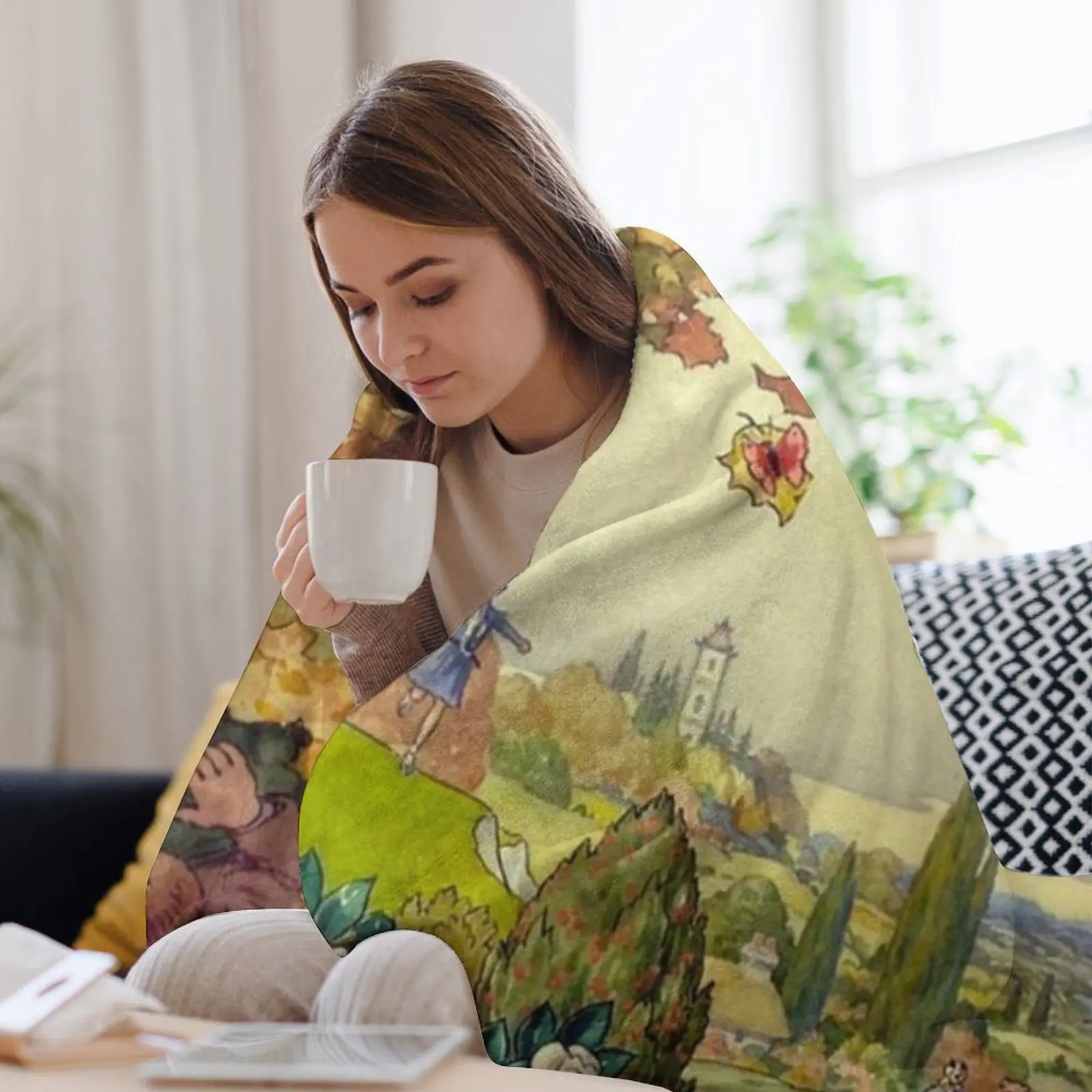 Одеяло с медведем Руперта теплое зимнее одеяло одеяла