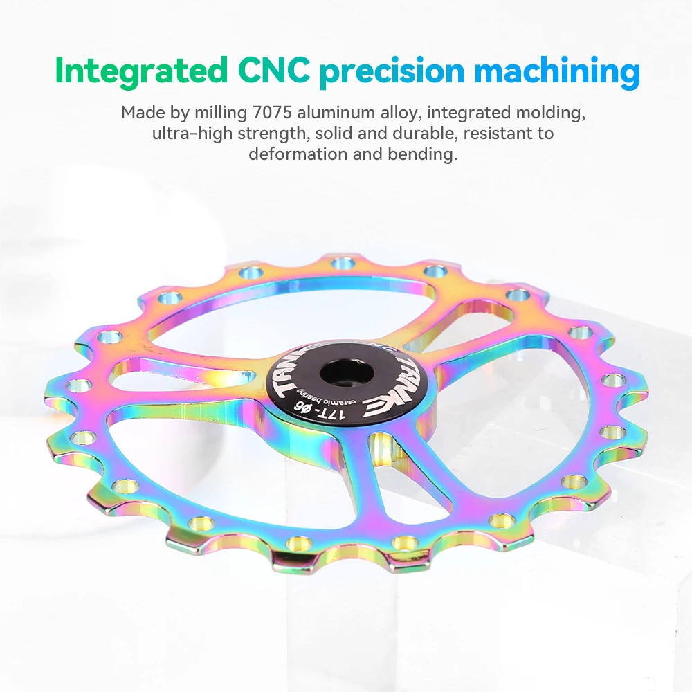 Керамический переключатель заднего переключателя для велосипедов TANKES Shimano AL7075 11T