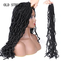 synthetic braiding hair nu faux locs crochet hair goddess soft locs meche locks crochet braids hair for black women