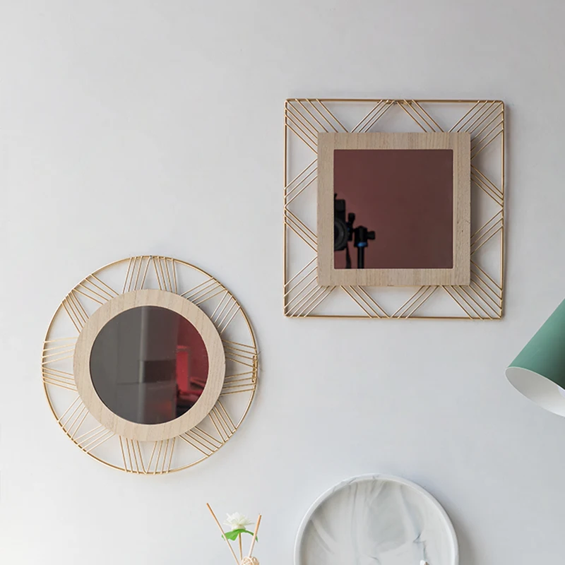 

Bathroom Mirror Makeup Home Aesthetic Wall Hanging Decor Macrame Mirror Small Decor Macrame Spiegel Kawaii Room Decor Aesthetic