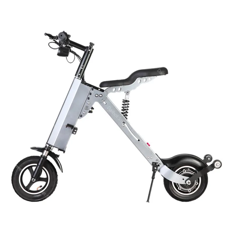 Складной электрический скутер для родителей и детей 2 сиденья два колесных