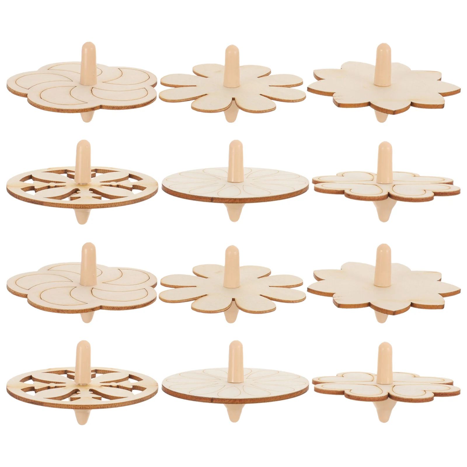 

Wooden Top Child Gyro Toys Funny Kids Portable Colorful Tops Accessory