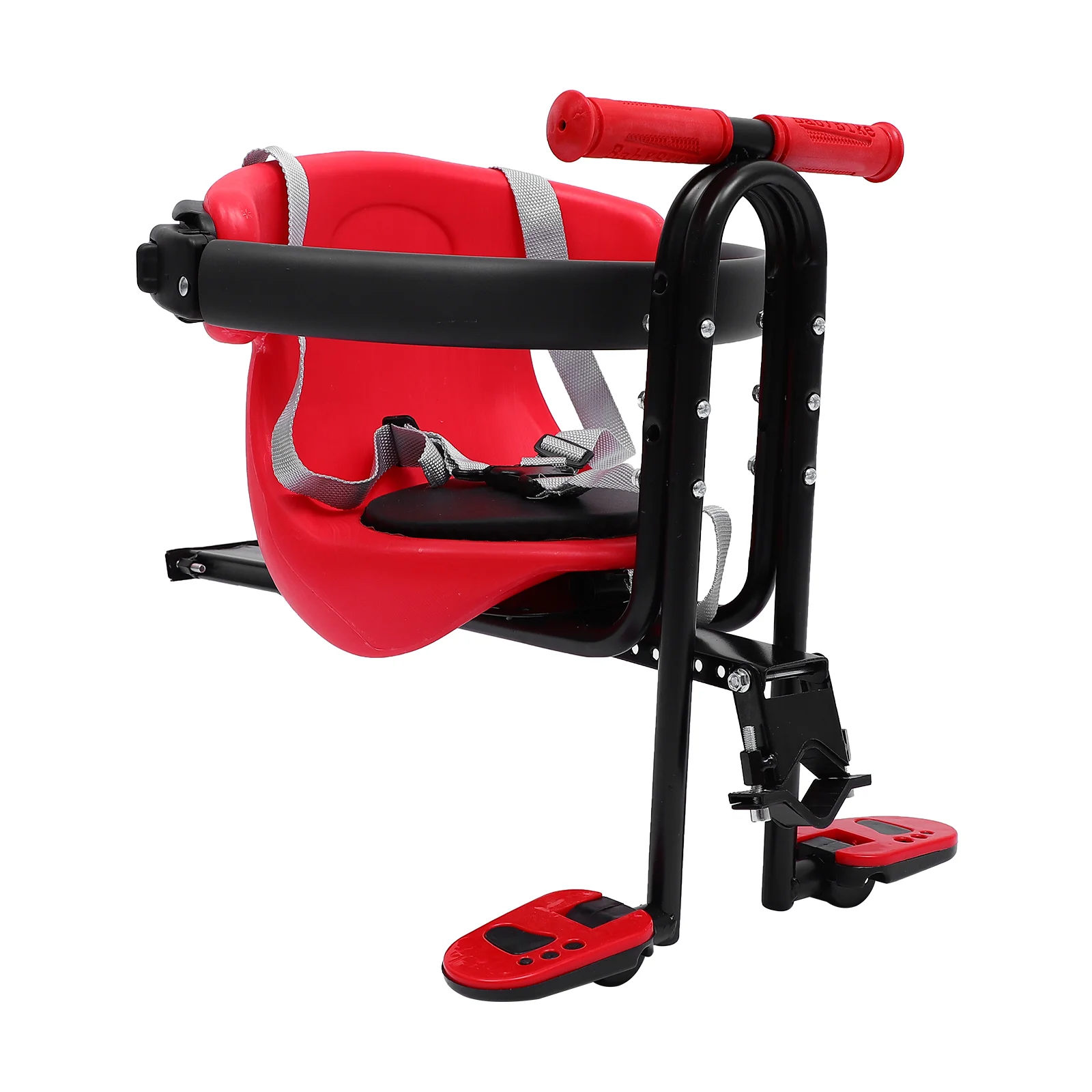 

1Pc Child Seat Safety Seat with Footrest Front Mounted Bike Seat