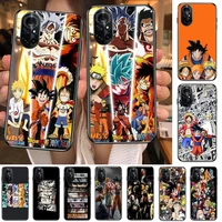 naruto dragon ball one piece clear phone case for huawei honor 20 10 9 8a 7 5t x pro lite 5g black etui coque hoesjes comic fa