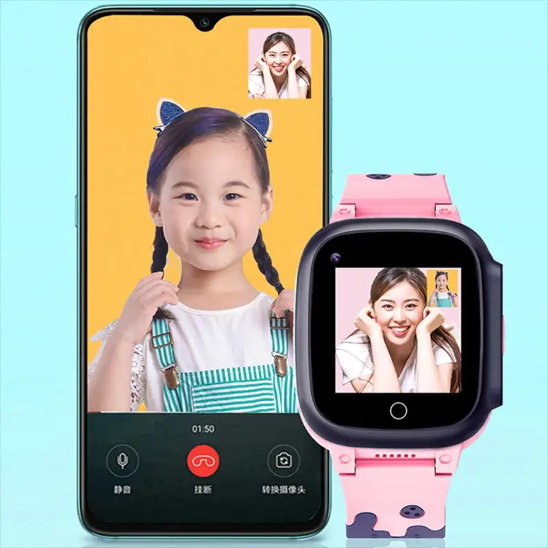 

2023 Kids Smart Watch 4G GPS WIFI Tracking Video Call Waterproof SOS Voice Chat Children Smartwatch Boy Girl