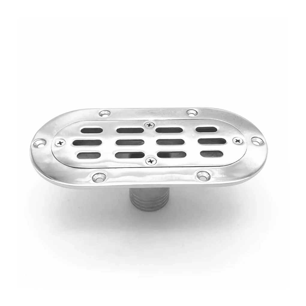 

Boat Drain Floor Stainless Steel Scupper Rowing Deck Marine Drainage Hardware Sailboat Parts Corrosion Resistant