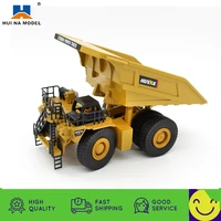 huina 1912 140 metal dump truck model toy high quality diecast stastic alloy toy for boys simulation car model decor collection