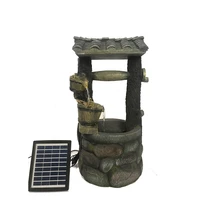 hotselling wishing well solar water fountain for garden decoration