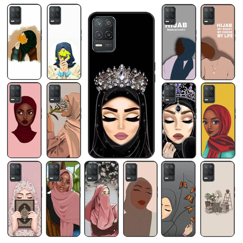 

Hijab Aesthetic Muslim Girl Phone Case for OPPO Realme 8 7 6 6Pro 7Pro 8Pro 6i 5i C3 C21 C21Y C11 C15 C20 C25 X3 SuperZoom