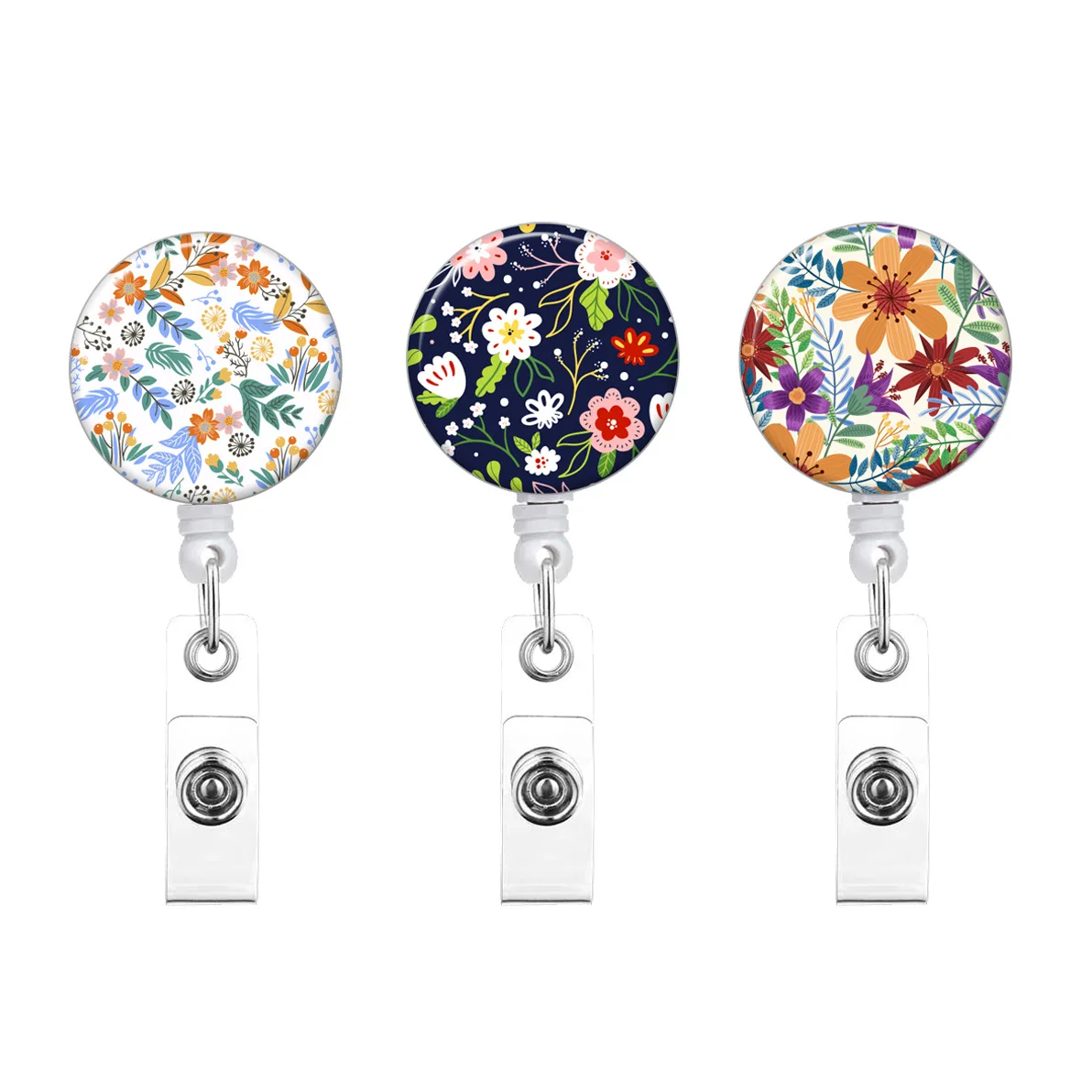 

Nurse Doctor ID Name Badge Holder Reel Chest Pocket Work Card Clip Bucklet Clamp Retractable Card Holder